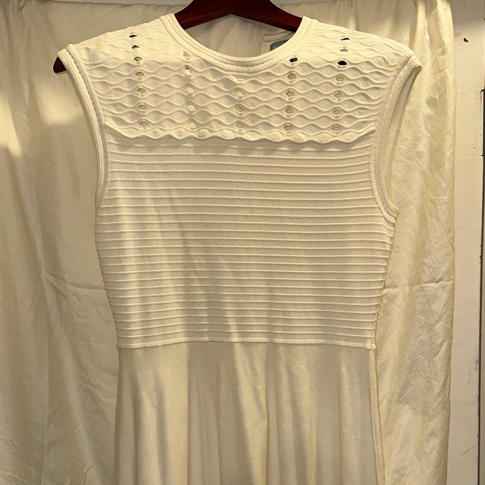 Off-White Sleeveless Dress